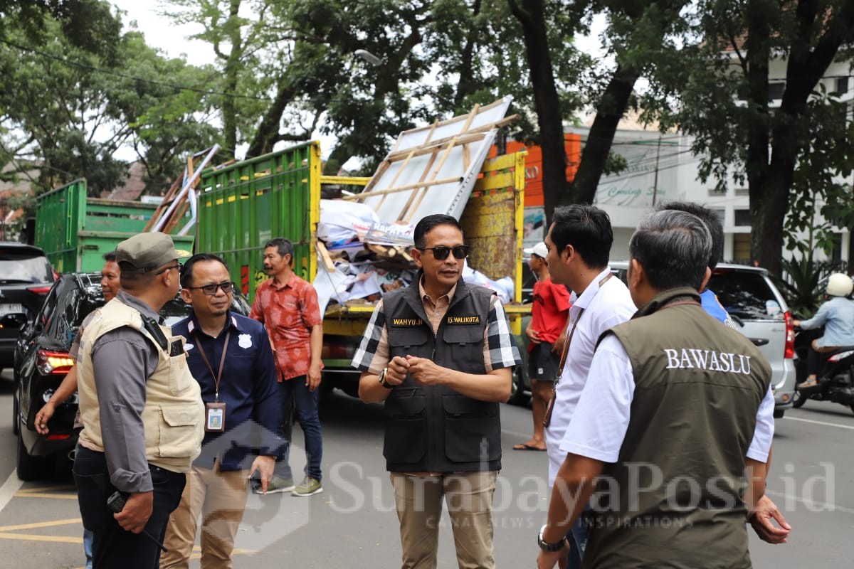 Masa Tenang Pemilu Pj Walikota Wahyu Hidayat Kerahkan Opd Bantu