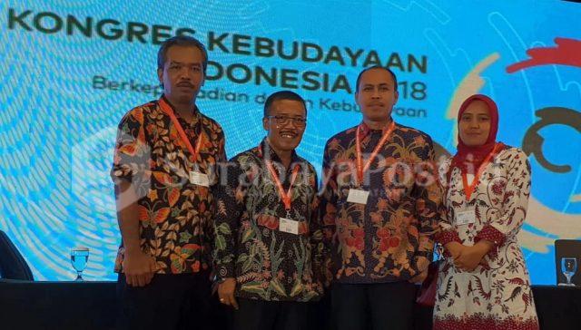 IMG-20181209-WA0034 Wawali Punjul Santoso (dua dari kiri), Plt Kepala Disparta Kota Batu Imam Suryono dan Kabag Humas Pemkot Batu Suliyanah.