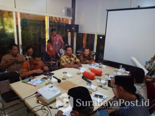 Komisi C DPRD Kota Malang kala mengunjungi kantor DLH Kota Malang.