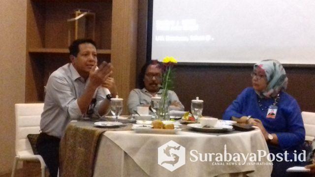 Deputi BI Malang Jaka Setyawan saat menjelaskan soal potensi komoditas daerah.
