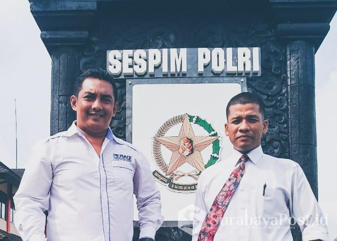 Ketua Bidang Humas DPC Ikadin Malang, Suwito (kiri).
