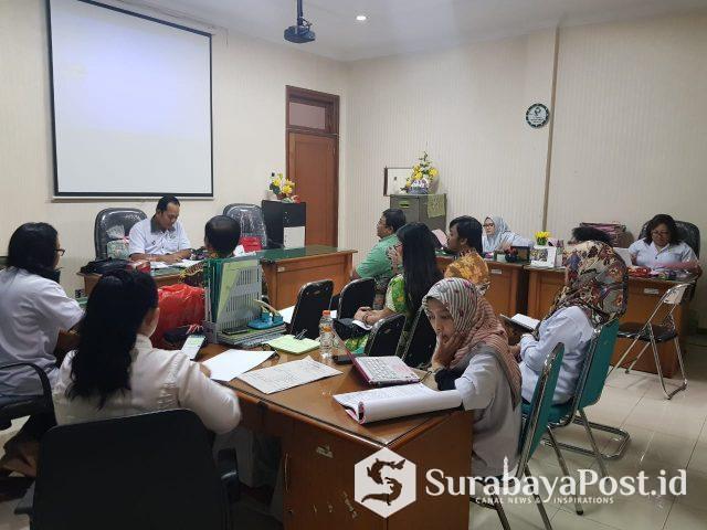 IMG-20190719-WA0041 Tim TP4D Kejari Kota Malang, saat mendengarkan paparan rencana kegiatan pekerjaan RSUD yang dilakukan Dinkes Kota Malang di Kejari Kota Malang