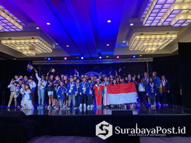 IMG-20190801-WA0050 Isabelle Kiara Kurniawan kala menerima penghargaan di ajang internasional Amerika Serikat mengibarkan bendera Merah Putih.