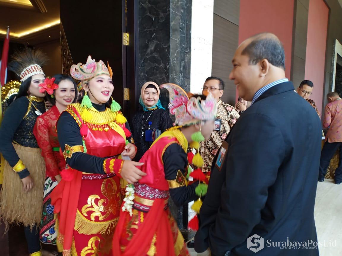 Tarian Mahasiswa IBU Buka Rakerpim yang Digelar L2Dikti SurabayaPost