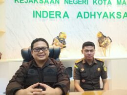 Kasi Intel Kejaksaan Negeri (Kejari) Kota Malang, Eko Budisusanto, SH, MH dan JPU Rusdianto Hadi Sarosa, SH, MH