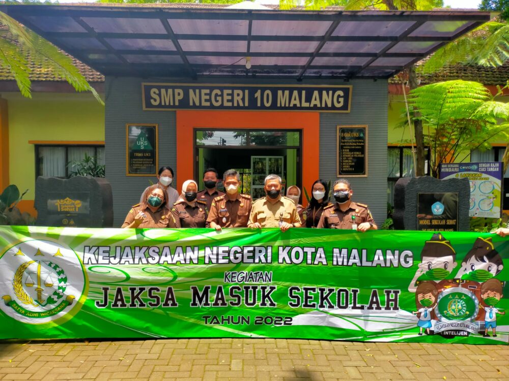 Program Jaksa masuk sekolah di SMP Negeri 10 Kota Malang