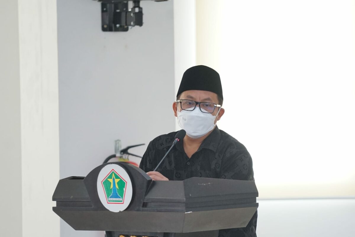 Walikota Malang, H Sutiaji, jadi pembicara dalam rapat kerja DMI Kota Malang  di Gedung Mini Block Office Balaikota Malang