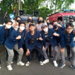 Anggota Polwan Polresta Malang Kota juga menjadi jujugan mahasiswa untuk berswafoto