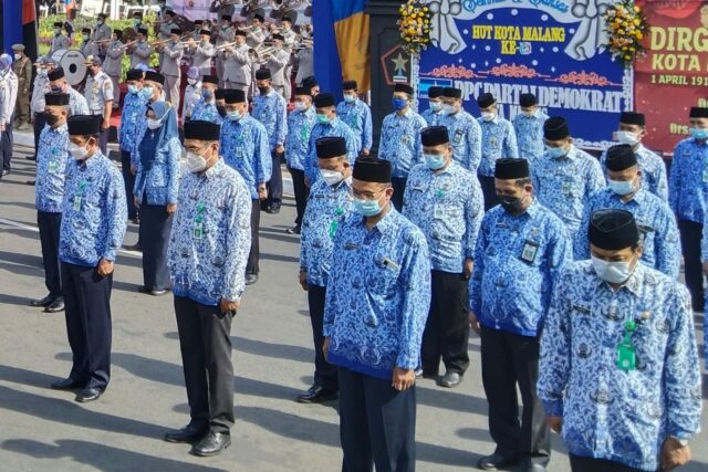 Foto : Ilustrasi ASN Kota Malang sedang dikukuhkan (ist)