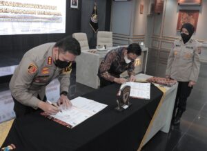 Kapolresta Malang Kota, Kombes Pol Budi Hermanto gelar MoU dengan instansi terkait dalam rangka Penerimaan anggota Polri tahun 2022