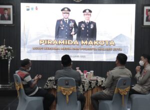 Nuansa buka puasa Polresta Malang Kota bersama awak media