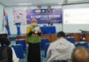 Pemimpin BNI Wilayah 18 Malang Beby Lolita Indriani, saat menjadi pemateri Uji Kompetensi Wartawan (UKW) angkatan 40 PWI Malang Raya