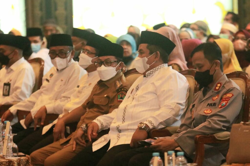 Deretan pejabat yang hadir dalam pembukaan acara Bimbingan Manasik Haji 2022 (ist)