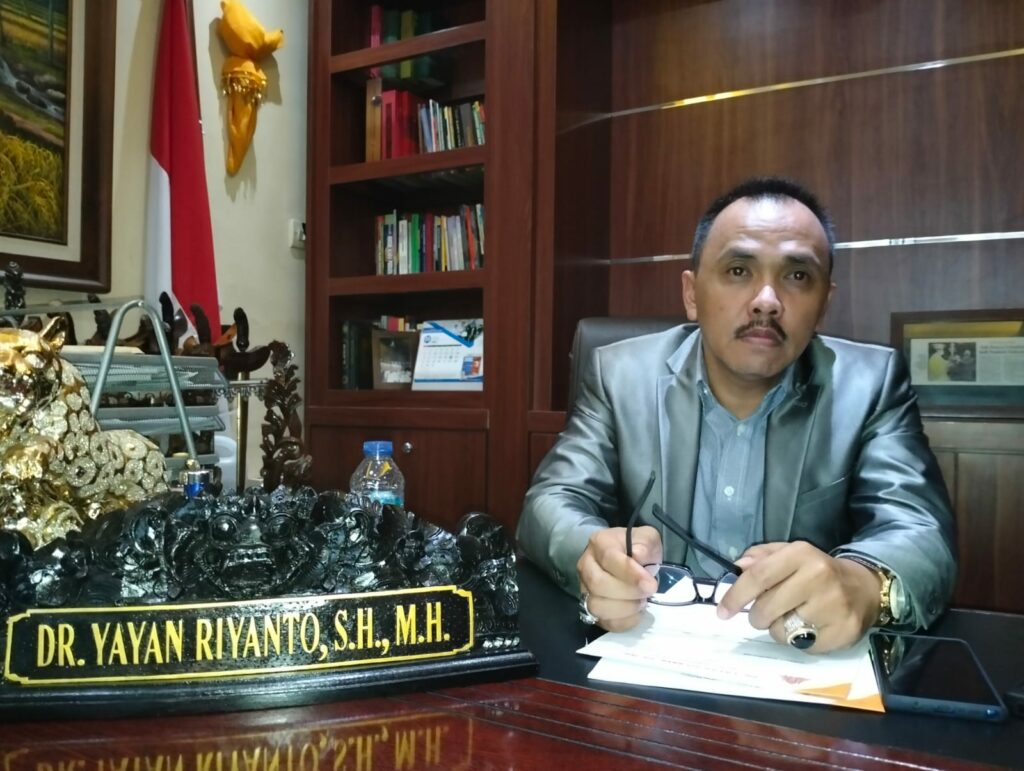 Dr Yayan Riyanto, SH, MH, kuasa hukum penggugat