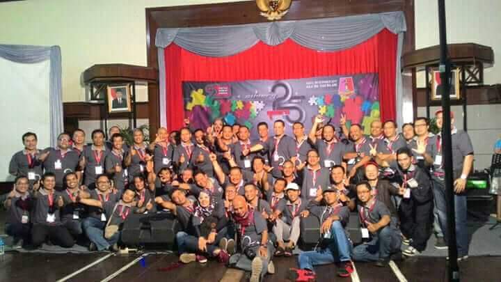 Gelaran reuni angkatan 92, alumni SMA Negeri 4 Kota Malang, pada 2017 silam (dok.alumni 92)