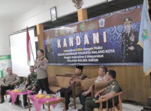 Kapolresta Malang Kota, Kombes Pol Budi Hermanto dan Forkompinda menggelar dialog aktif dengan warga dalam ajang KANDANI (ist)