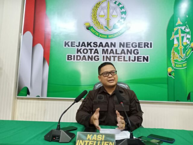 Kasi Intelijen Kejaksaan Negeri (Kejari) Kota Malang Eko Budisusanto.