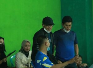 Walikota Malang H Sutiaji secara langsung datang ke Porprov guna memberikan motivasi atlet Kota Malang (ist)