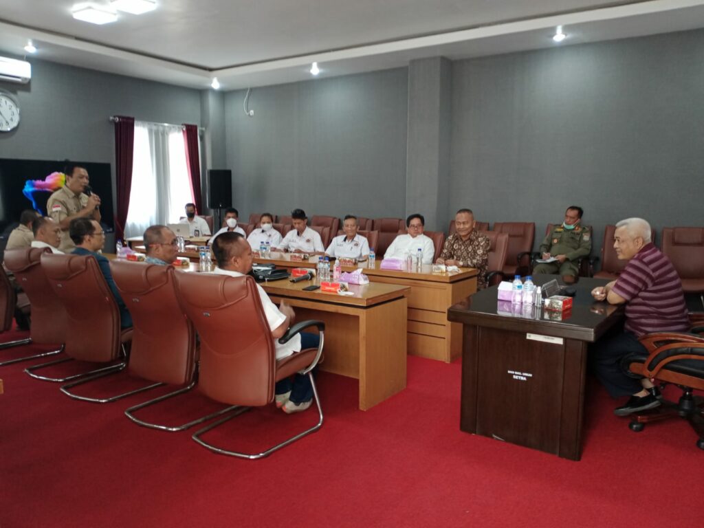 Bupati Malang, H Sanusi menerima kunjungan jajaran PWI Pusat, PWI Jatim dan PWI Malang Raya di Rumah Dinas, Jl Gede, Kota Malang (ist)
