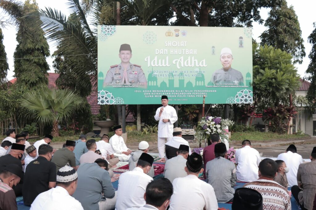 Kapolresta Malang Kota, Kombes Pol Budi Hermanto memberikan sambutan (ist)