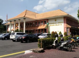 Pengadilan Negeri (PN) Kelas 1A Kota Malang, tempat berlangsungnya sidang putusan empat terdakwa mafia bola