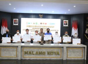 Bukti MoU terkait Aplikasi Jogo Malang Presisi yang telah ditandatangani (ist)3