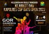 Kejuaraan Bulu Tangkis Kejurkot dan Kapolres Cup Batu Open 2022 (ist)