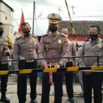 Kasatlantas Polresta Malang Kota, Kompol Yoppy Anggi Khrisna, secara simbolis meresmikan pemasangan rotator dan sirine di perlintasan sebidang Jl Kolonel Sugiono RT 10 RW 3, Kelurahan Ciptomulyo, Sukun, Rabu (10/08/2022).