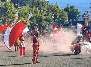 Penampilan medley tari kontemporer bertema “Harmoni Nusantara” yang menggabungkan gerakan tari tradisional dari berbagai provinsi di Indonesia akan dipadu - padankan dengan gerakan tari modern dance yang digelar JTP usai menggelar Upacara HUT Kemerdekaan RI Ke-77