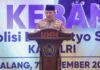 Kapolri Jenderal Polisi Drs. Listyo Sigit Prabowo M.Si dalam Penutupan Konsolidasi Angkatan Muda Muhammadiyah (AMM) di Dome Universitas Muhammadiyah Malang (ist)