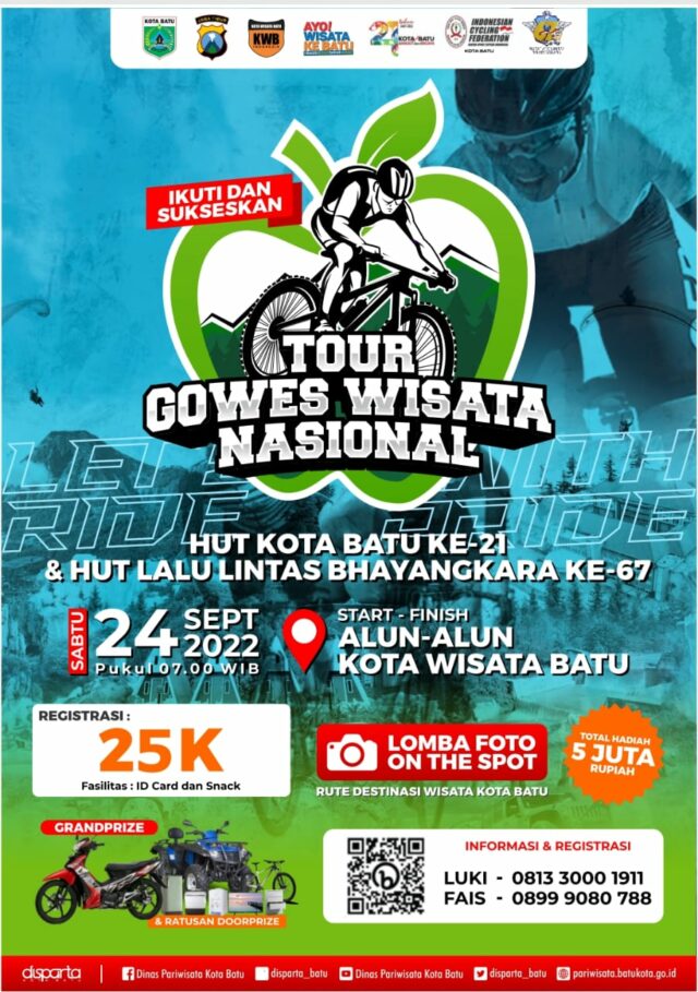 Ikuti dan sukseskan Tour Gowes Wisata Nasional (ist)