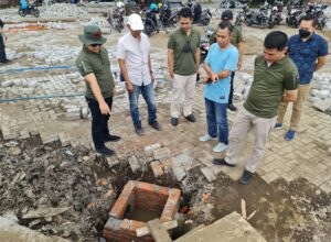 Tim Pengaman Pembangunan Strategis (PPS) Kejaksaan Negeri Kota Malang memantau pelaksanaan pembangunan di beberapa lokasi (ist)