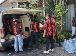 Bantuan Logistik sembako pemuda Pancasila Kota Batu telah nyampe di Sumbermanjing