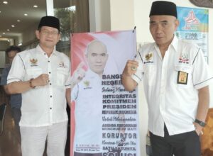 Ketua GNPK RI Basri Budi Utomo, bersama PW Jatim Surjono