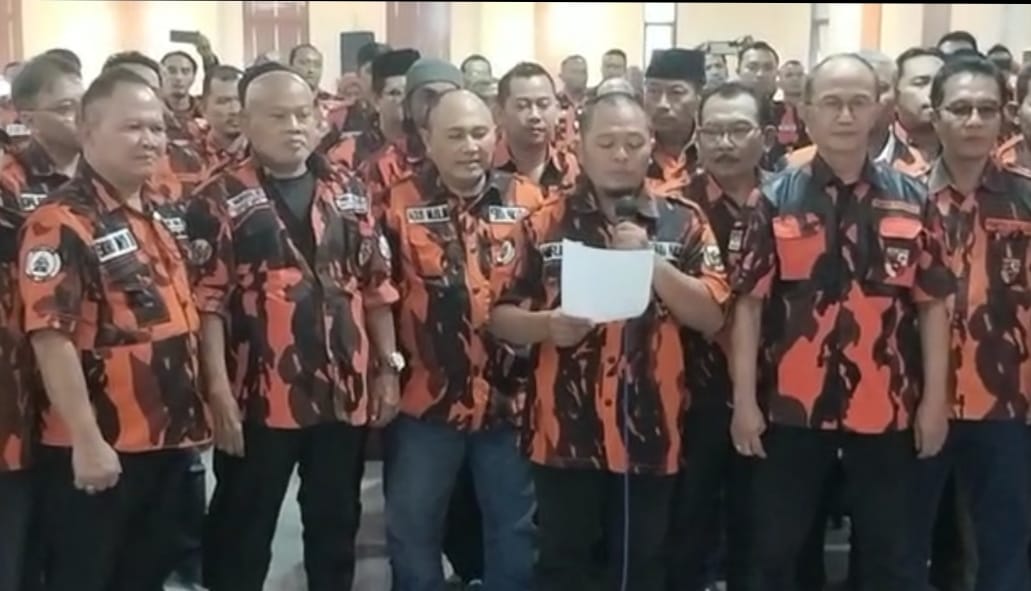 Deklarasi dan pernyataan sikap dukung Lanyalla berlangsung di Kantor Kadin Surabaya