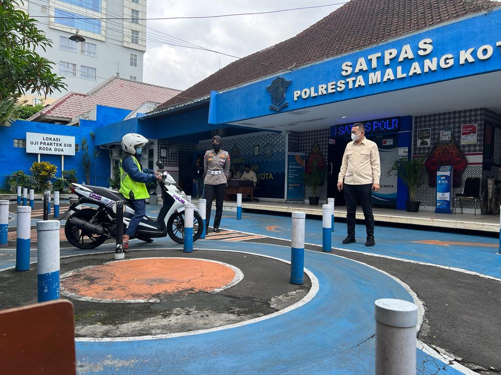 Polresta Malang Kota Permudah masyarakat Pemohon pengurusan SIM di Satpas Kota Malang (ist)