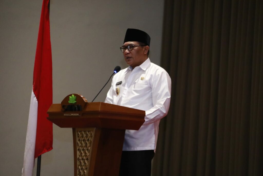 Wakil Wali Kota Malang, Sofyan Edi Jarwoko memberikan sambutan dalam kegiatan sarasehan hari pahlawan (ist)