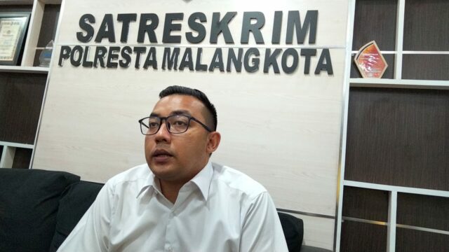Kasatreskrim Polresta Malang Kota, AKP Bayu Febrianto Prayoga (ft.cholil)