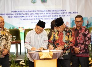 Pemkot dan Pemkab Malang Sepakati PKS Baru Sumberpitu dan Sumber Wendit. (istimewa)