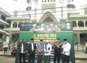 Walikota Malang, H Sutiaji (tiga dari kiri) bersama jajaran sesepuh NU (istimewa)