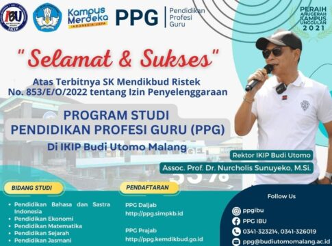 IKIP Budi Utomo (IBU) Malang Telah Membuka Program Studi Pendidikan Profesi Guru. (istimewa)