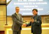 Duta Besar Uni Eropa untuk Indonesia, Vincent Piket di terima wakil Rektor UB. (istimewa)