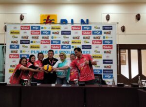 Jakarta PLN Elektrik optimis tampil apik pada laga kedua putaran kedua kompetisi bola voli PLN Mobile Proliga 2023 di GOR Ken Arok, Kota Malang
