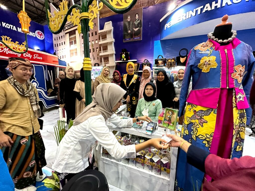 Kota Malang tampil dalam International Handicraft Trade Fair (Inacraft) 2023 yang berlangsung di Jakarta Convention Center Senayan, Jakarta. (ist)