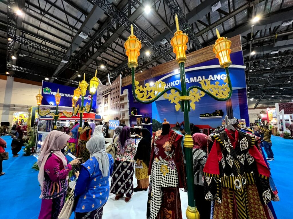 Kota Malang tampil dalam International Handicraft Trade Fair (Inacraft) 2023 yang berlangsung di Jakarta Convention Center Senayan, Jakarta. (ist)