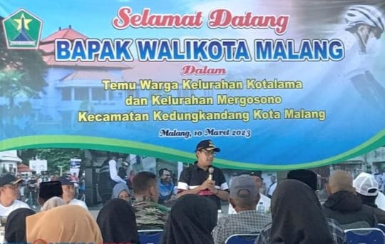 Walikota Malang H Sutiaji sambang Kelurahan Kotalama dan Mergosono. (ist)