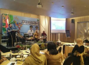 Walikota Malang, H Sutiaji memberikan sambutan High Level Meeting TPID