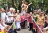 Walikota Malang H Sutiaji bersama Forkopimda memberangkatkan kirab Ogoh-ogoh
