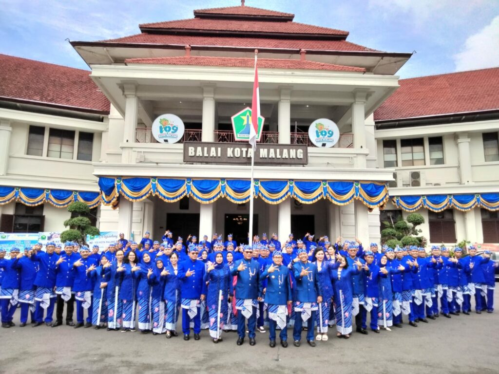KOMPAK : Walikota Malang H Sutiaji bersama jajaran OPD