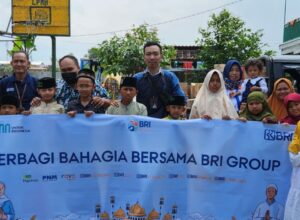 Momentum Bulan Suci Ramadan 1444 Hijriah, PT Bank Rakyat Indonesia (Persero) Tbk, menggulirkan Program yang bertajuk 'Berbagi Bahagia Bersama BRI'. (ist)